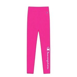 Champion Signature Girls Leggings (Pink - Large) (NWT)